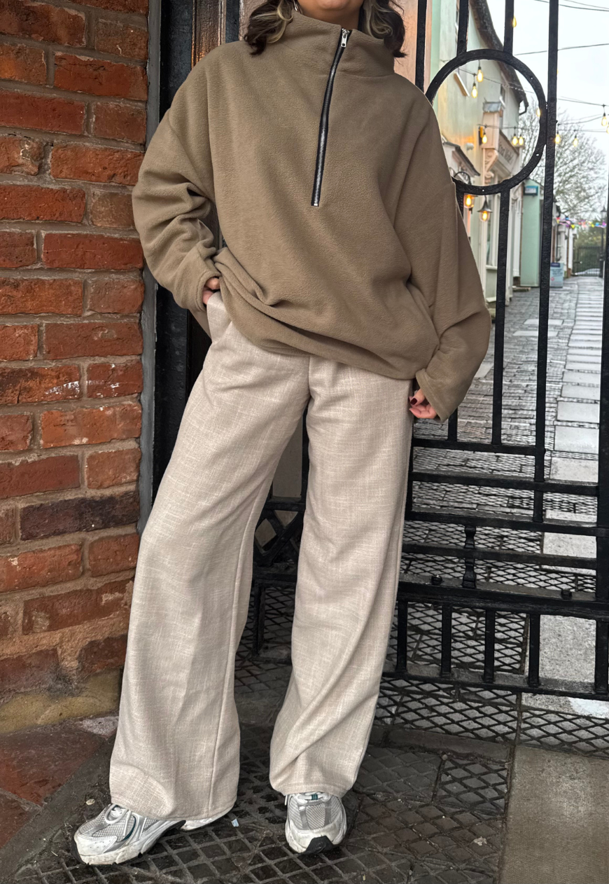 BUTTERMILK STRAIGHT LEG TROUSER - 2XS HISSY FIT LTD