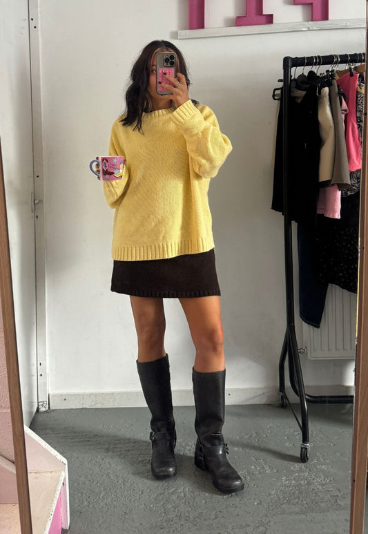 lemon hissy knit jumper