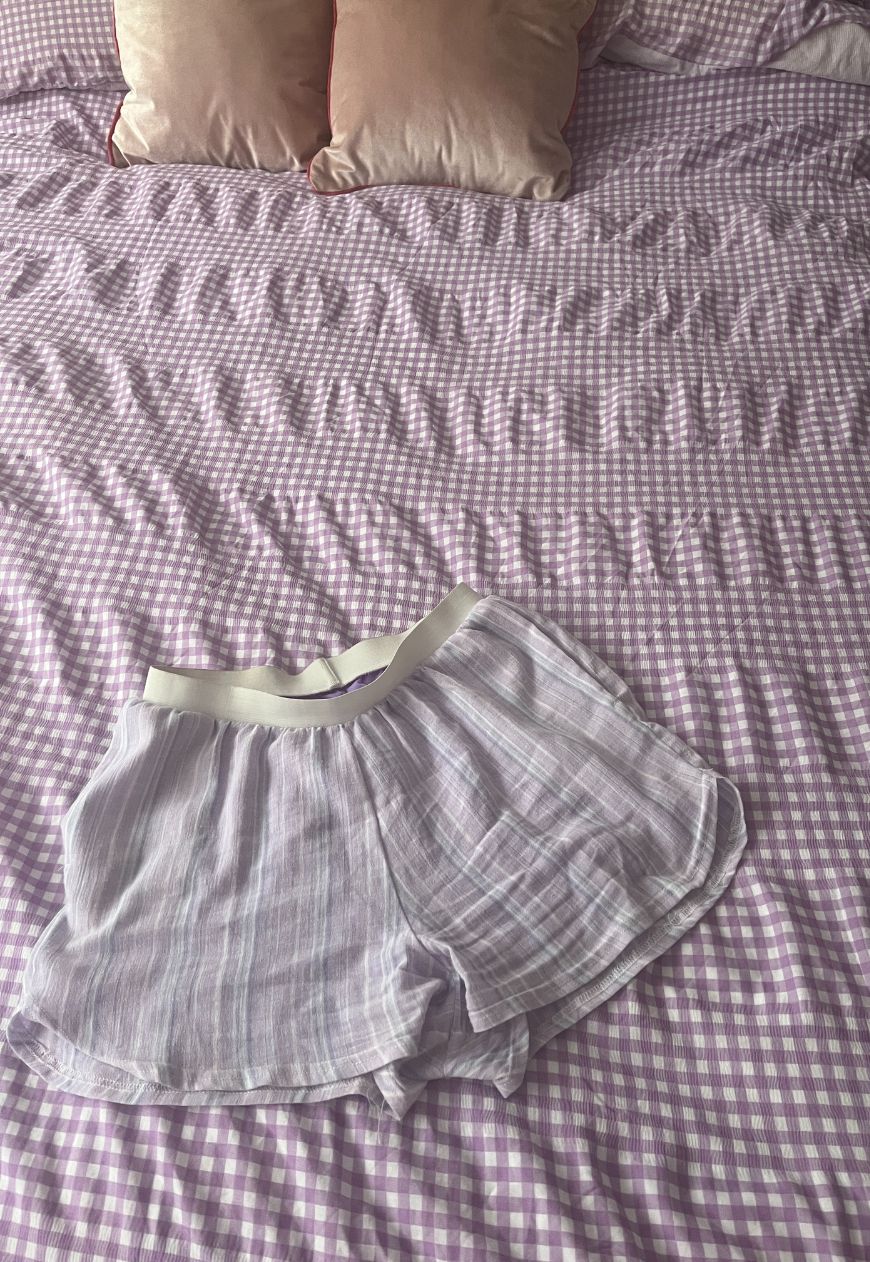 PURPLE STRIPE 24HR SHORTS - 2XS HISSY FIT LTD