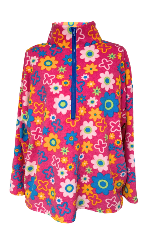 FLOWER PRINT FLEECE - XS/S HISSY FIT LTD