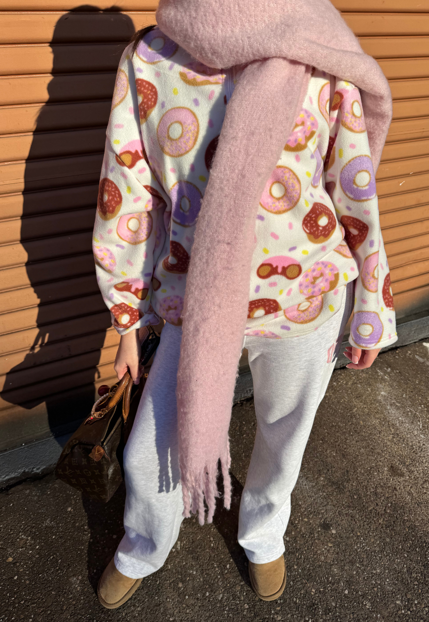 DONUT PRINT FLEECE - XS/S HISSY FIT LTD