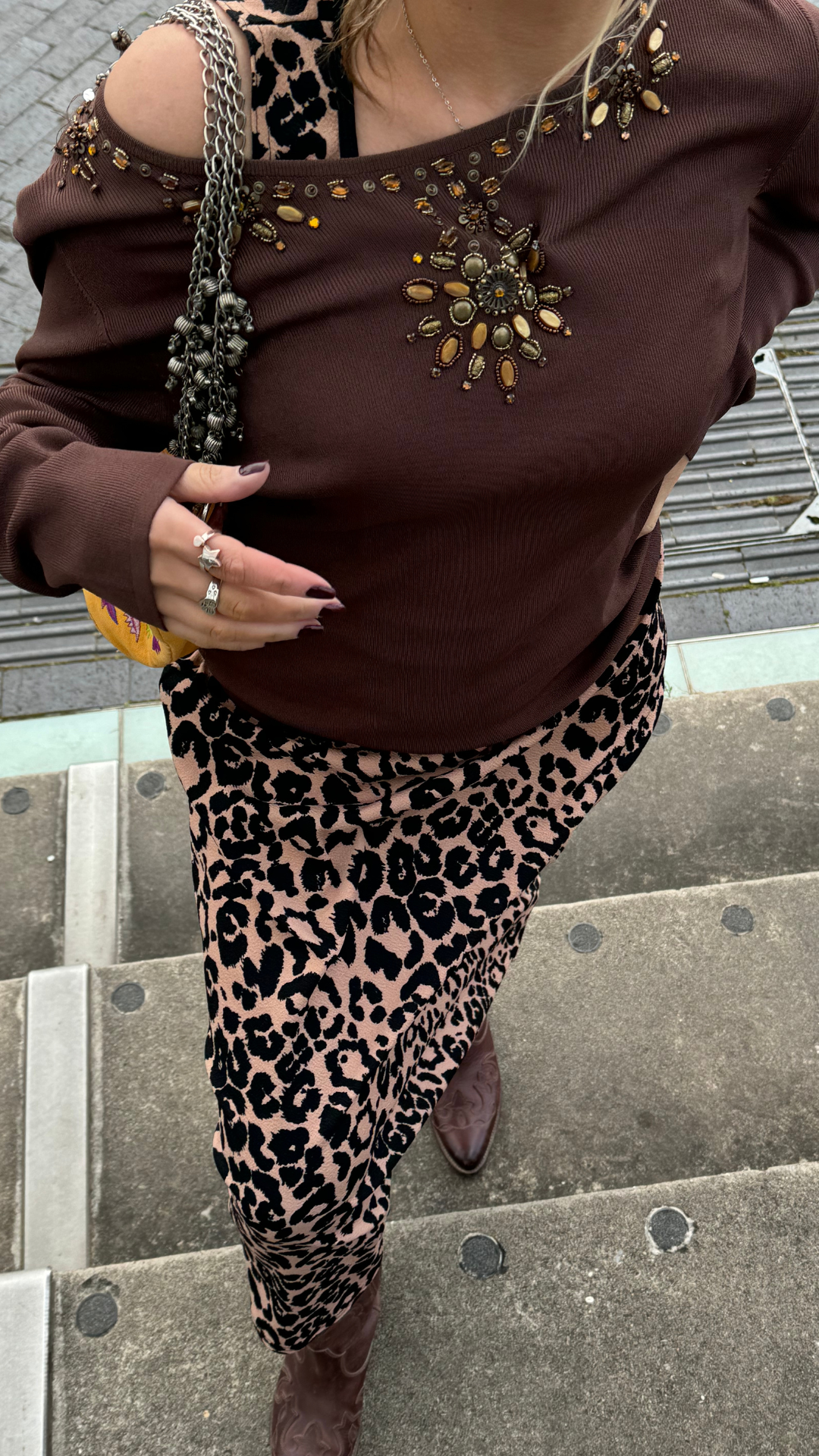 MULTIWAY BROWN LEOPARD CINCH MAXI DRESS - 2XS HISSY FIT LTD
