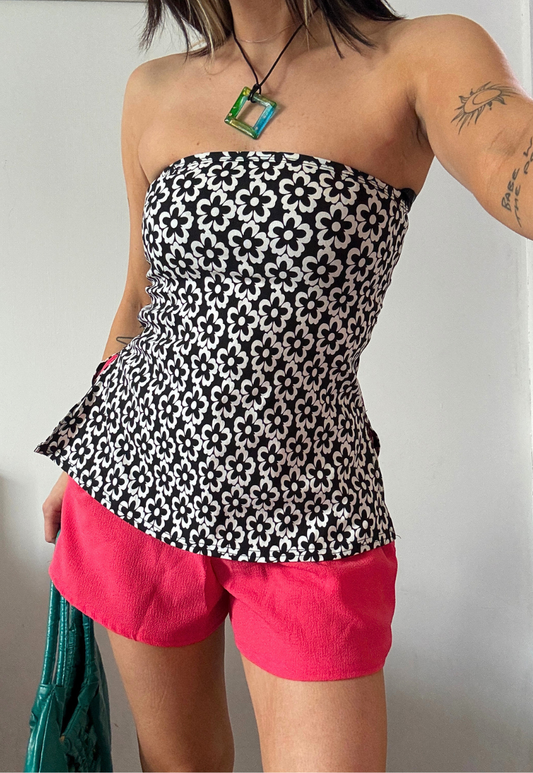 lily bandeau split top