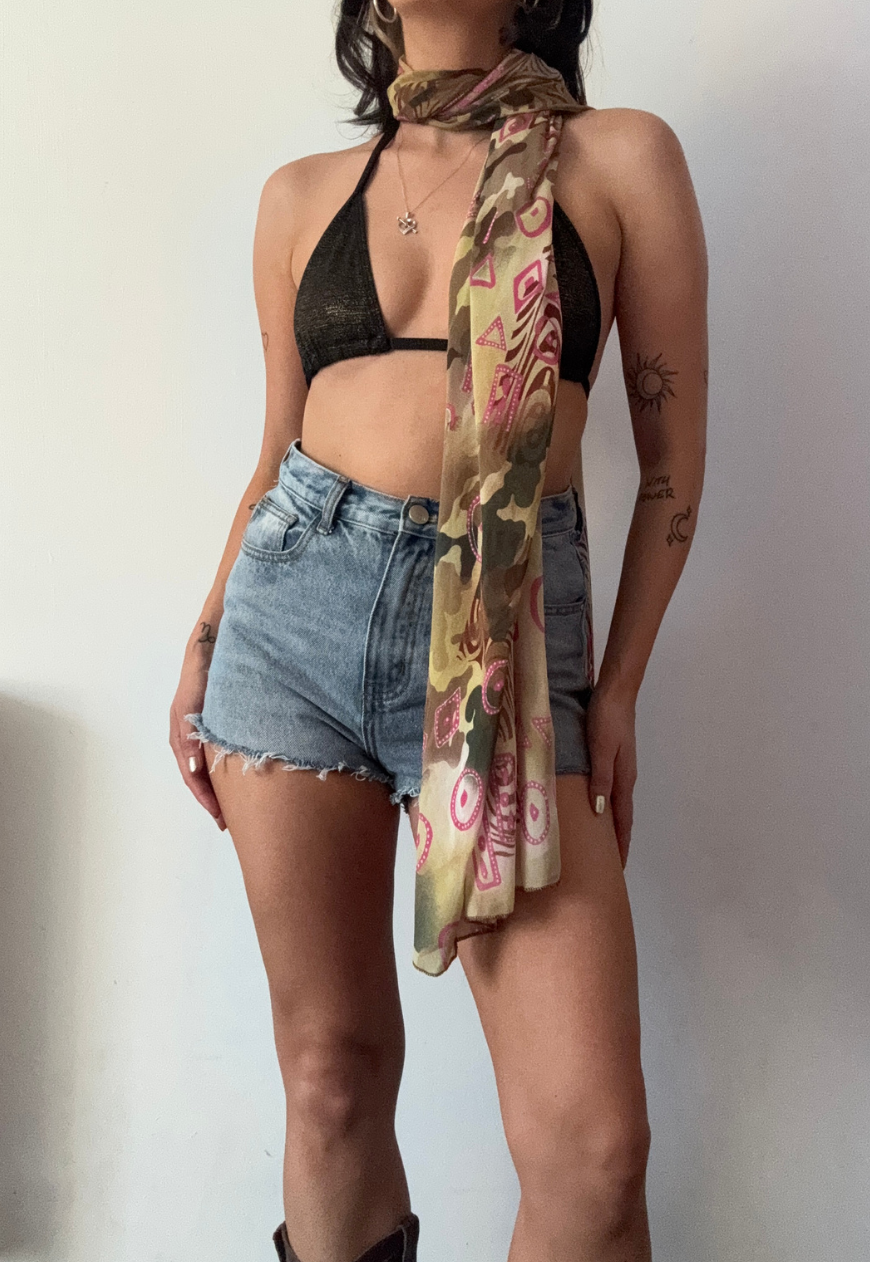 pink swirl cape