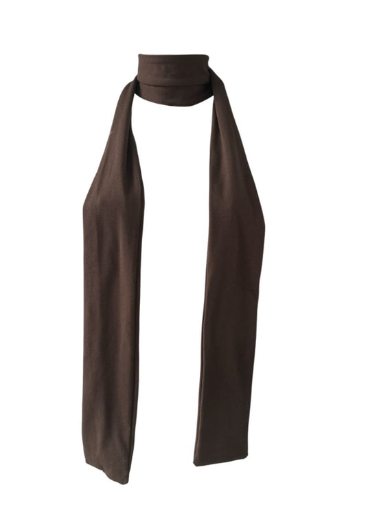 hazelnut skinny scarf