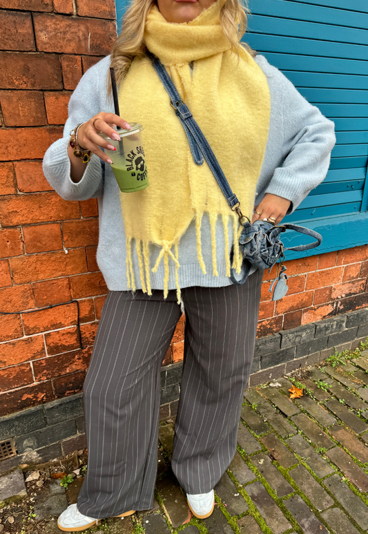 GREY/RED STAPLE TROUSER - 2XS HISSY FIT LTD