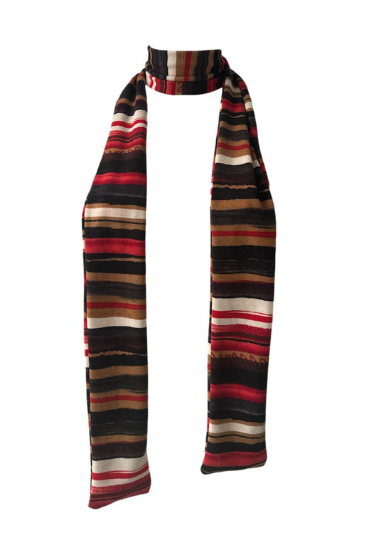 brushstroke skinny scarf