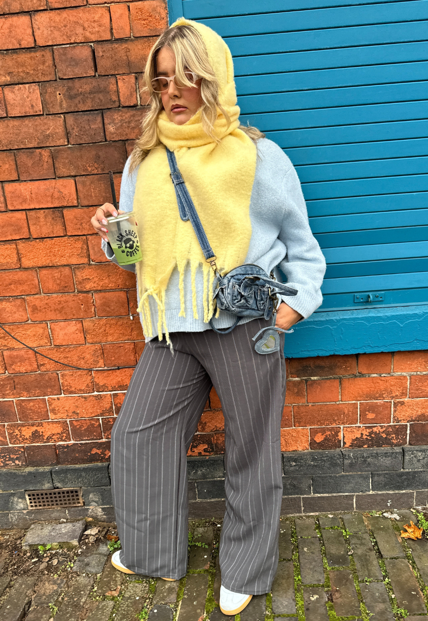 GREY/RED STAPLE TROUSER - 2XS HISSY FIT LTD