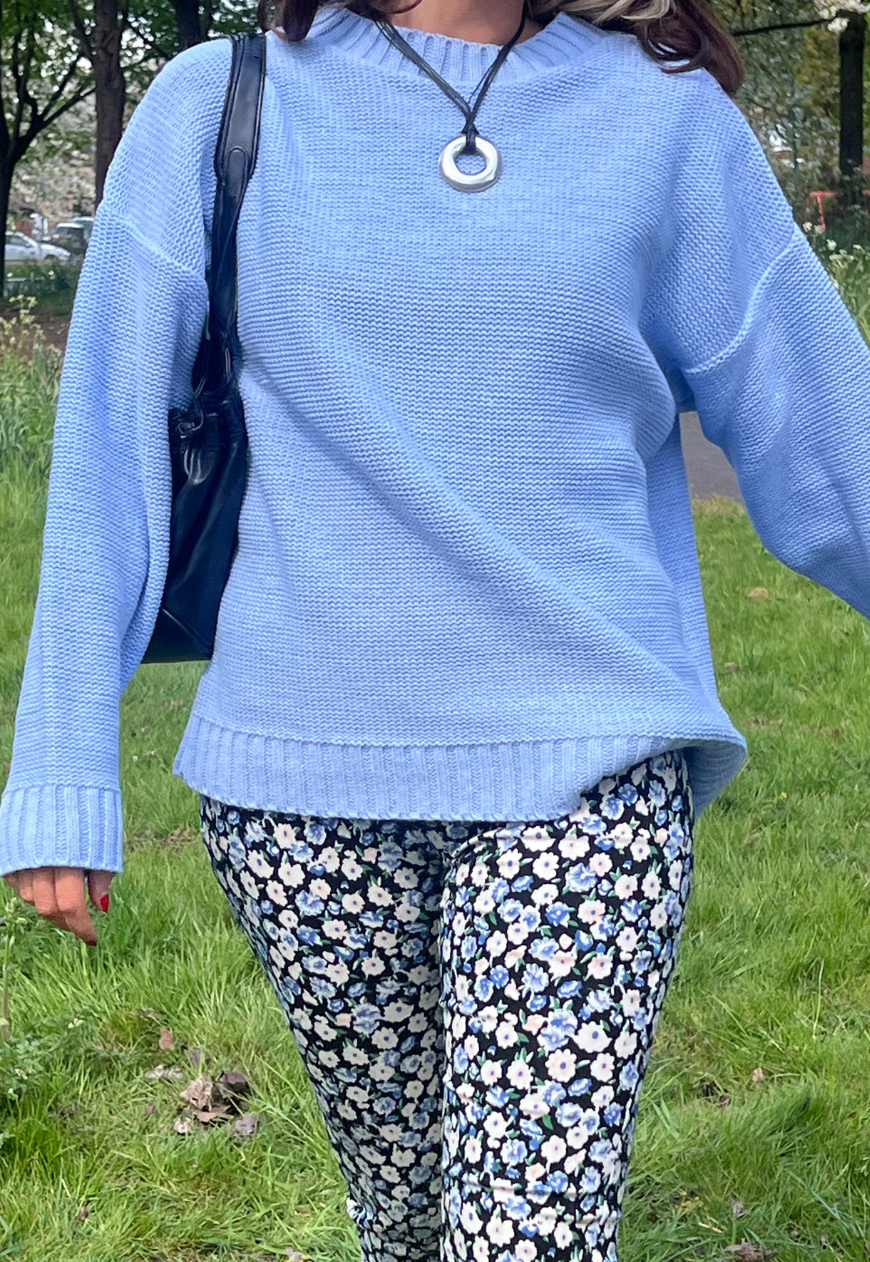 BLUEBERRY HISSY KNIT JUMPER - XS/S HISSY FIT LTD