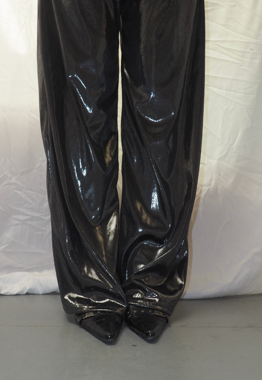 liquid silver trousers