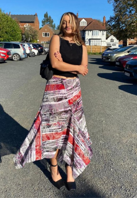 NEWSPAPER MESH SWISH SKIRT - 2XS HISSY FIT LTD