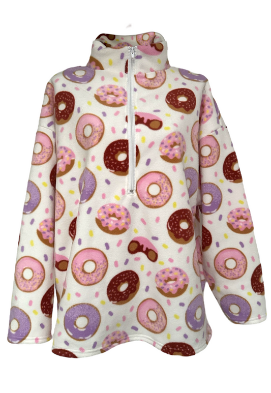 DONUT PRINT FLEECE - XS/S HISSY FIT LTD