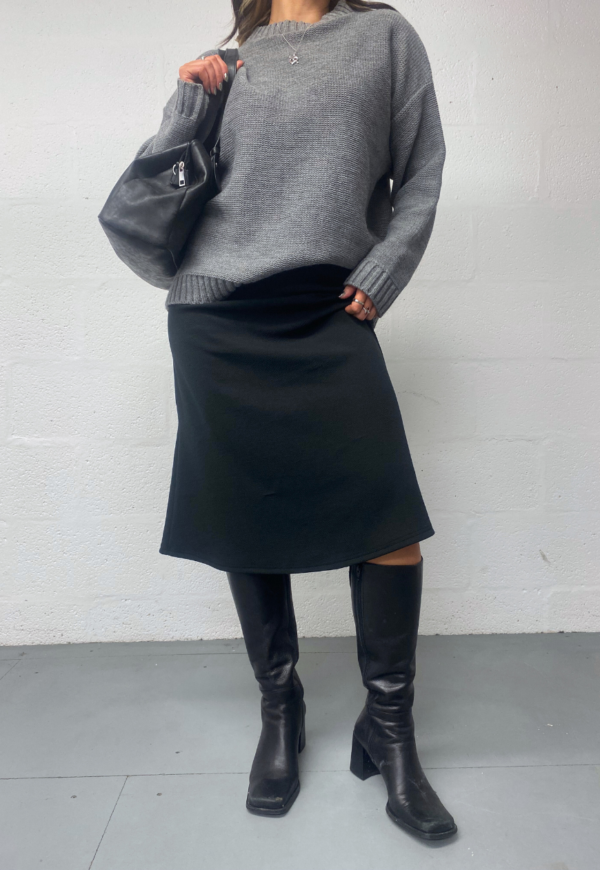 mist hissy knit jumper