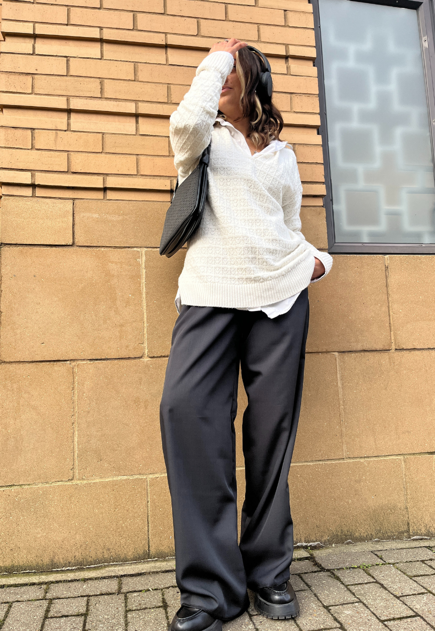 NAVY STAPLE TROUSER - 2XS HISSY FIT LTD
