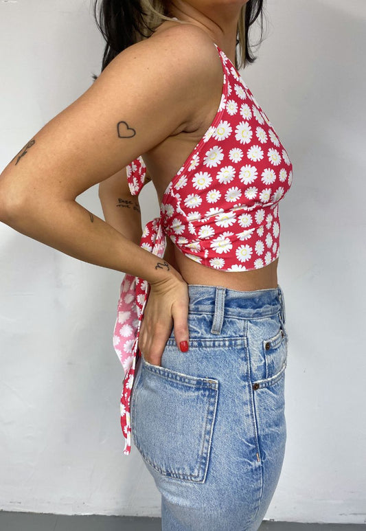 offcuts daisy halter top