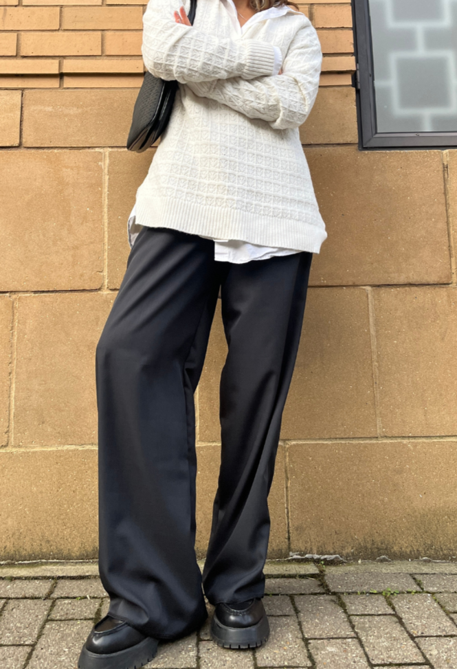 NAVY STAPLE TROUSER - 2XS HISSY FIT LTD