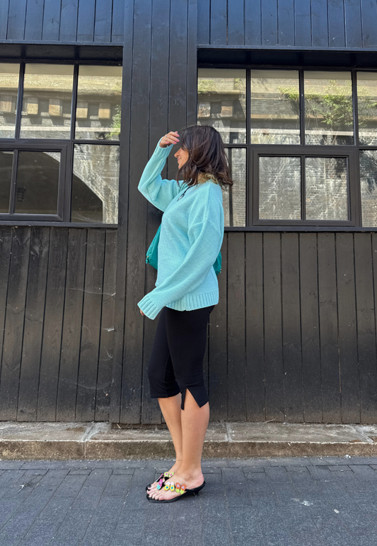 AQUAMARINE HISSY KNIT JUMPER - XS/S HISSY FIT LTD