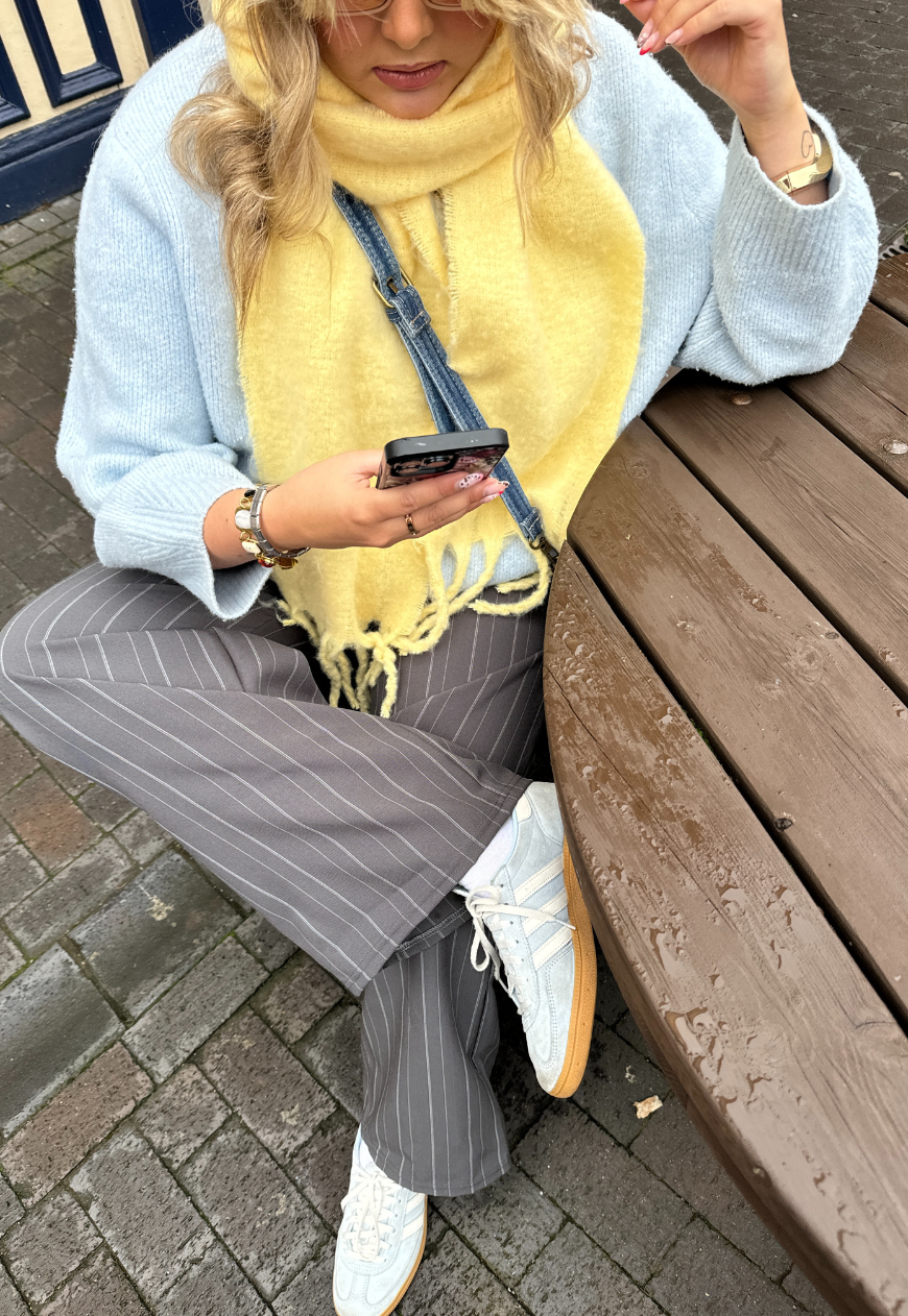 GREY/RED STAPLE TROUSER - 2XS HISSY FIT LTD