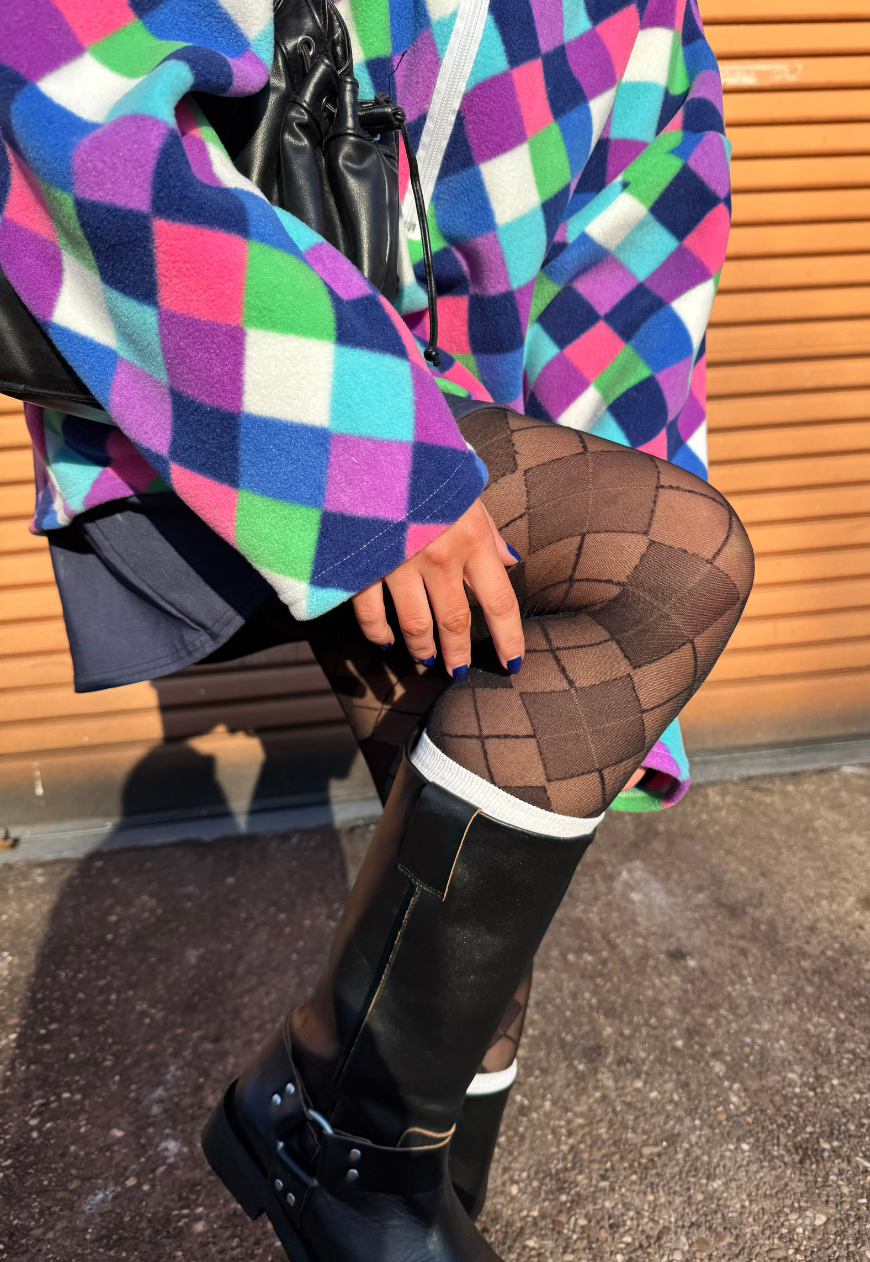 DIAMOND PRINT FLEECE - XS/S HISSY FIT LTD
