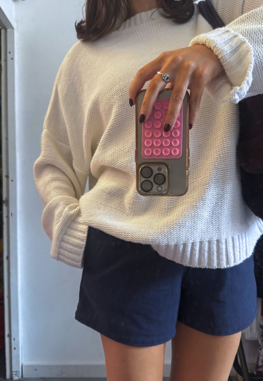 milk hissy knit jumper