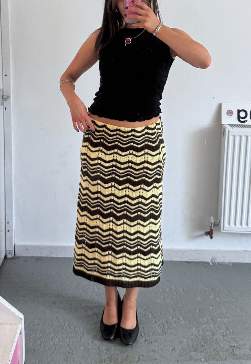 black slinky slash neck top