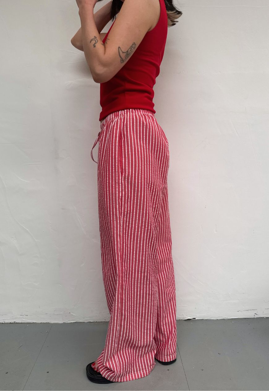 stripe summer trousers