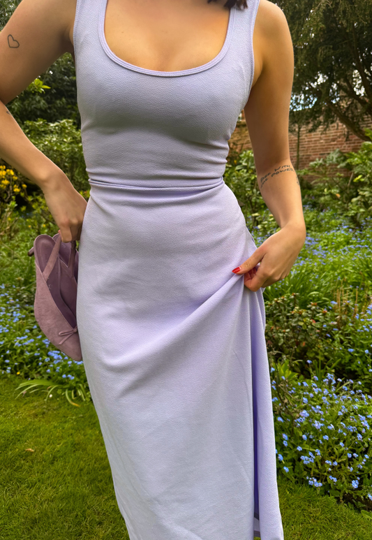 MULTIWAY LAVENDER CINCH MAXI DRESS - XS HISSY FIT LTD