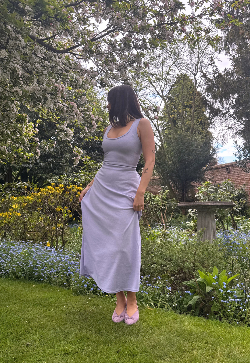 MULTIWAY LAVENDER CINCH MAXI DRESS - XS HISSY FIT LTD