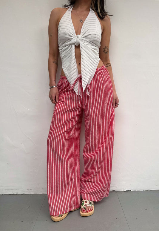 stripe summer trousers
