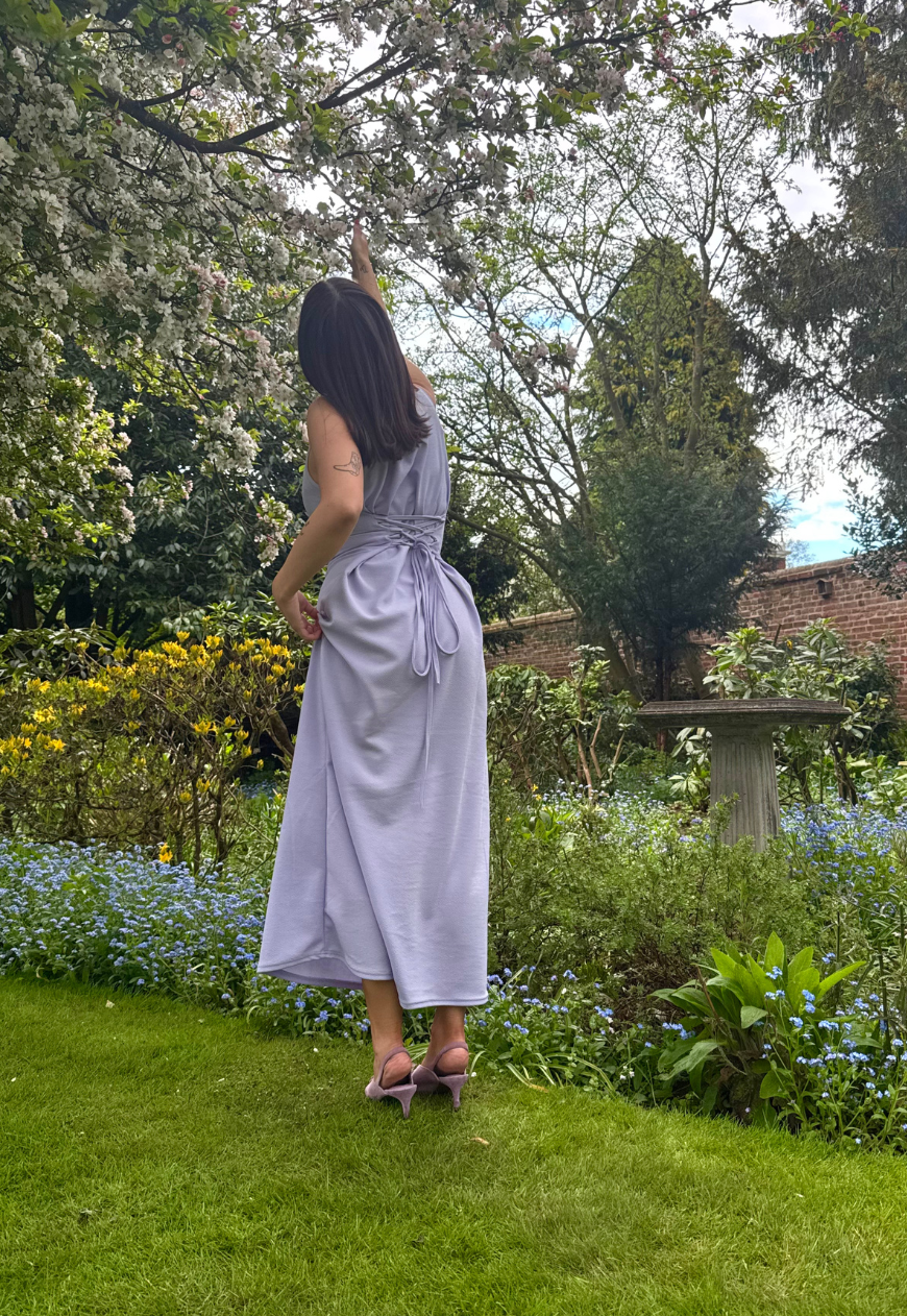 MULTIWAY LAVENDER CINCH MAXI DRESS - XS HISSY FIT LTD
