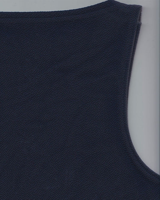navy slash neck top *coming soon*
