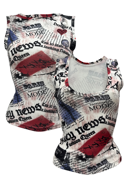 newsprint multiway v top *pre-order*