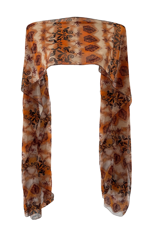 orange grunge cape