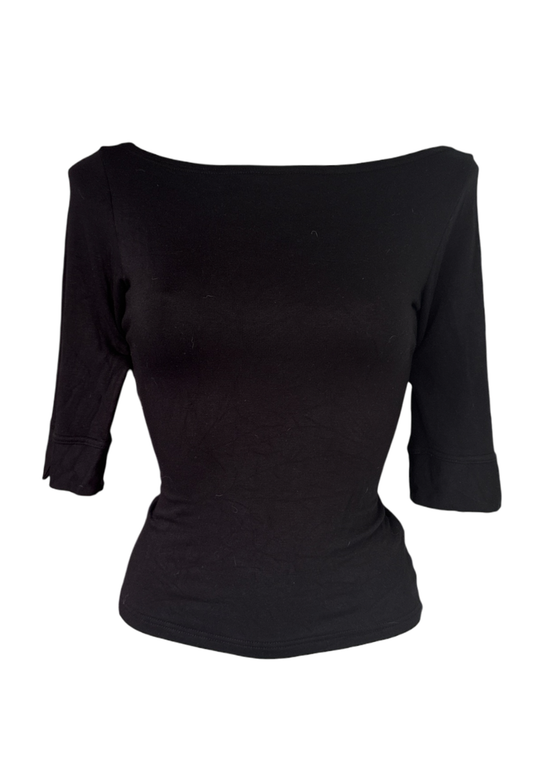 black split sleeve soft top *coming soon*