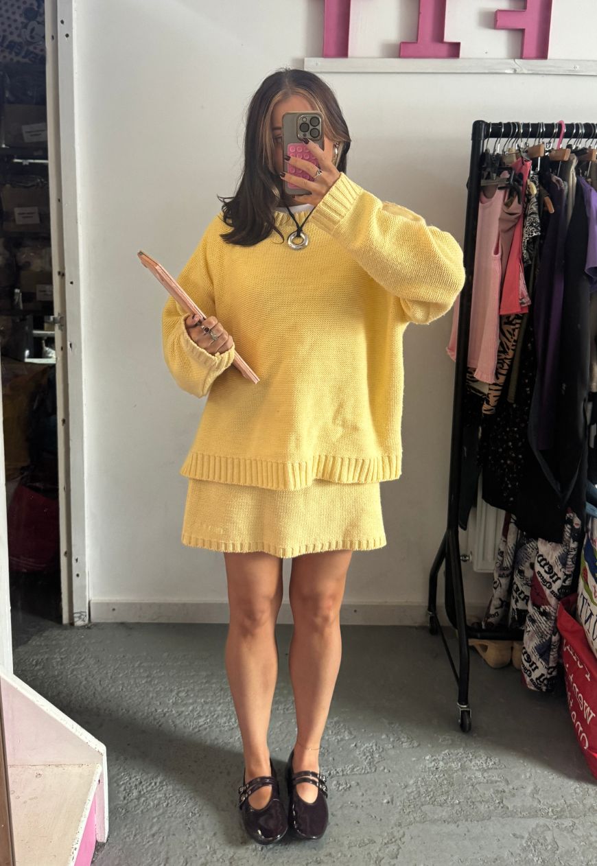 lemon hissy knit jumper