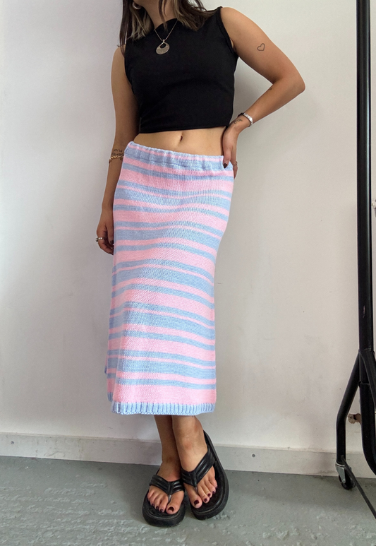 bubblegum hissy knit midi skirt
