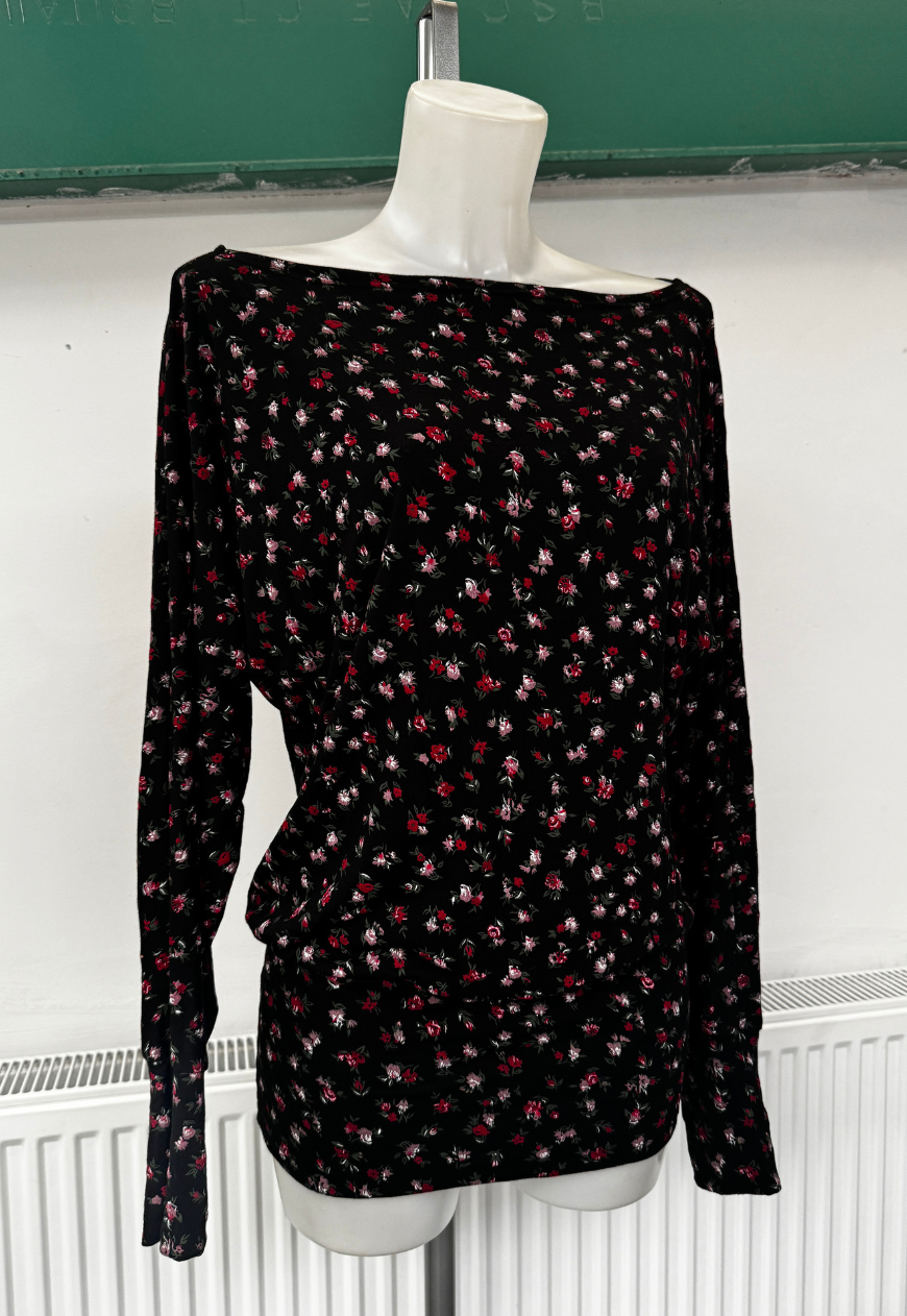 FLORAL SLOUCH DRESS - XS HISSY FIT LTD
