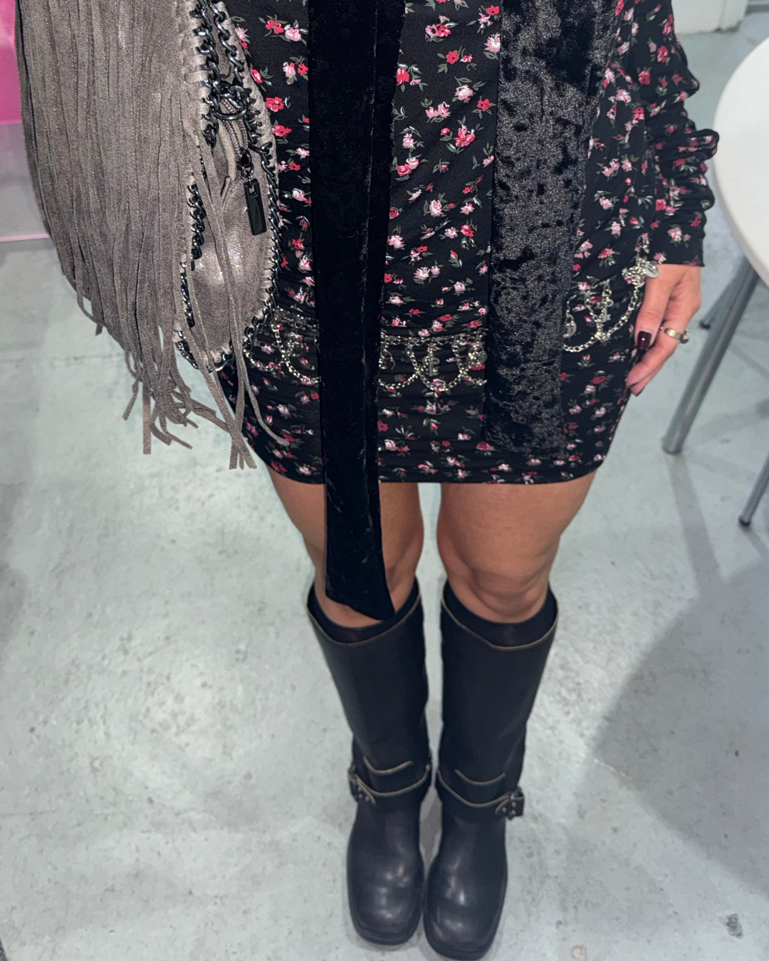 FLORAL SLOUCH DRESS - XS HISSY FIT LTD