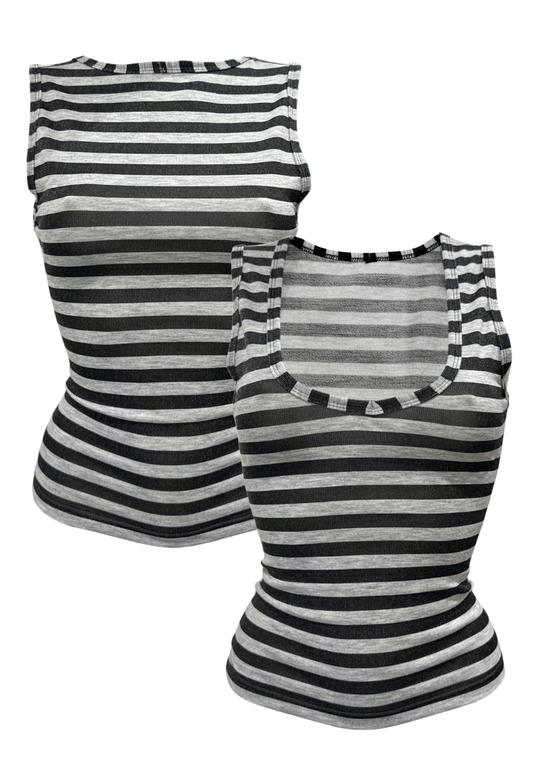 stripe multiway v top *pre-order*