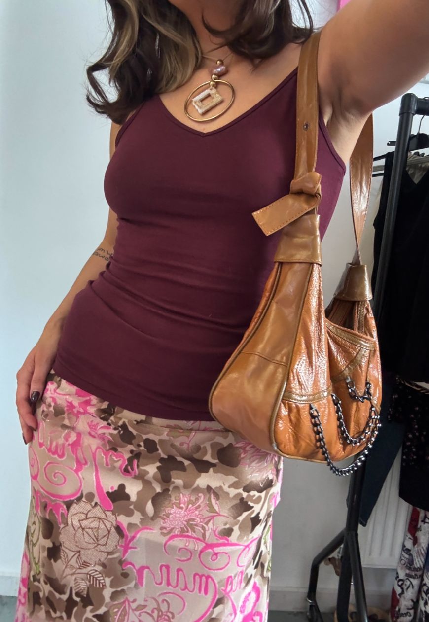PINK WRITING FULL LINED MESH SKIRT
