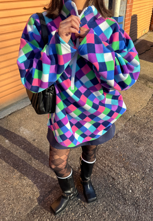 DIAMOND PRINT FLEECE - XS/S HISSY FIT LTD