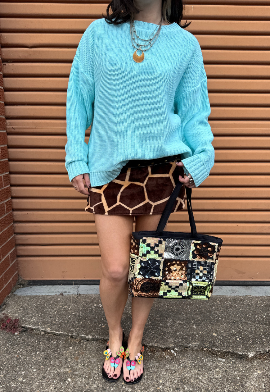 AQUAMARINE HISSY KNIT JUMPER - XS/S HISSY FIT LTD