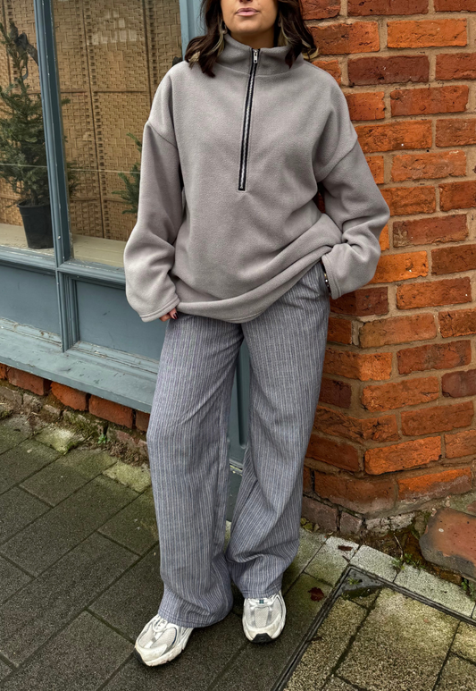 BLUE/GREY STRIPE STAPLE TROUSER - 2XS HISSY FIT LTD