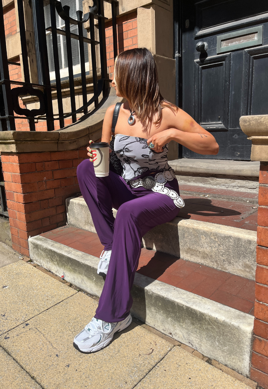 PURPLE SLINKY COMFORT CARGOS - XS HISSY FIT LTD