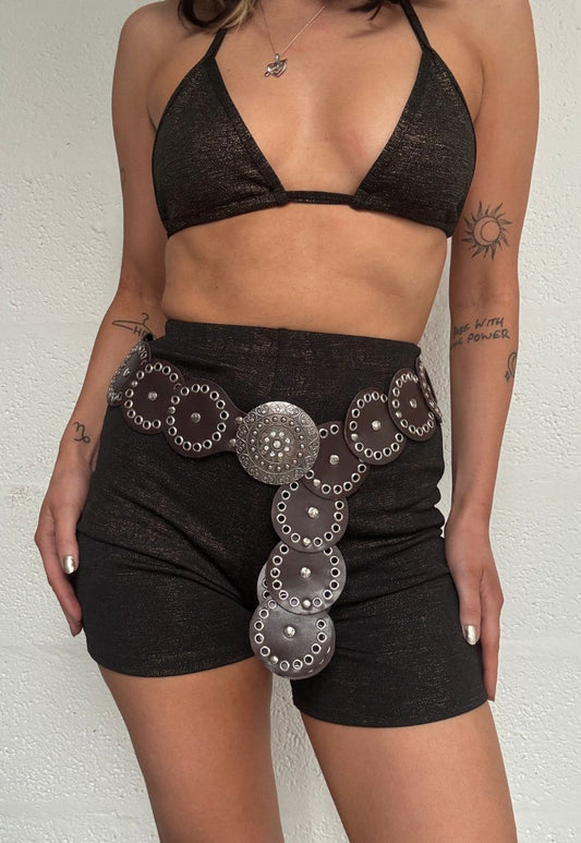 dead stock brown disc belt