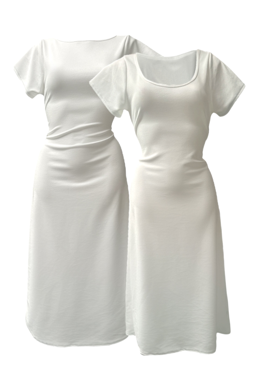 MULTIWAY DOVE CAP SLEEVED CINCH MAXI DRESS *COMING SOON*