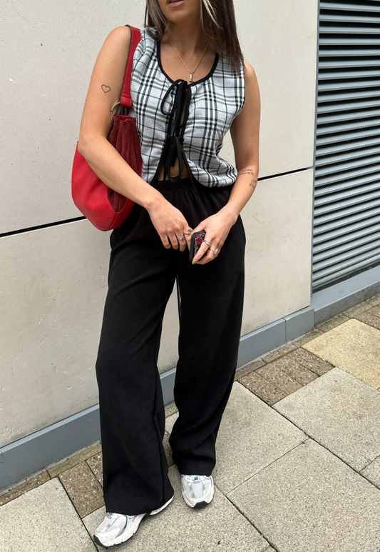 CHECK REVERSIBLE GILET - XS HISSY FIT LTD