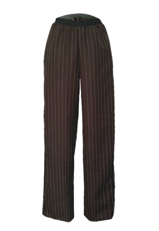 ESPRESSO STRIPE STAPLE TROUSER - 2XS HISSY FIT LTD