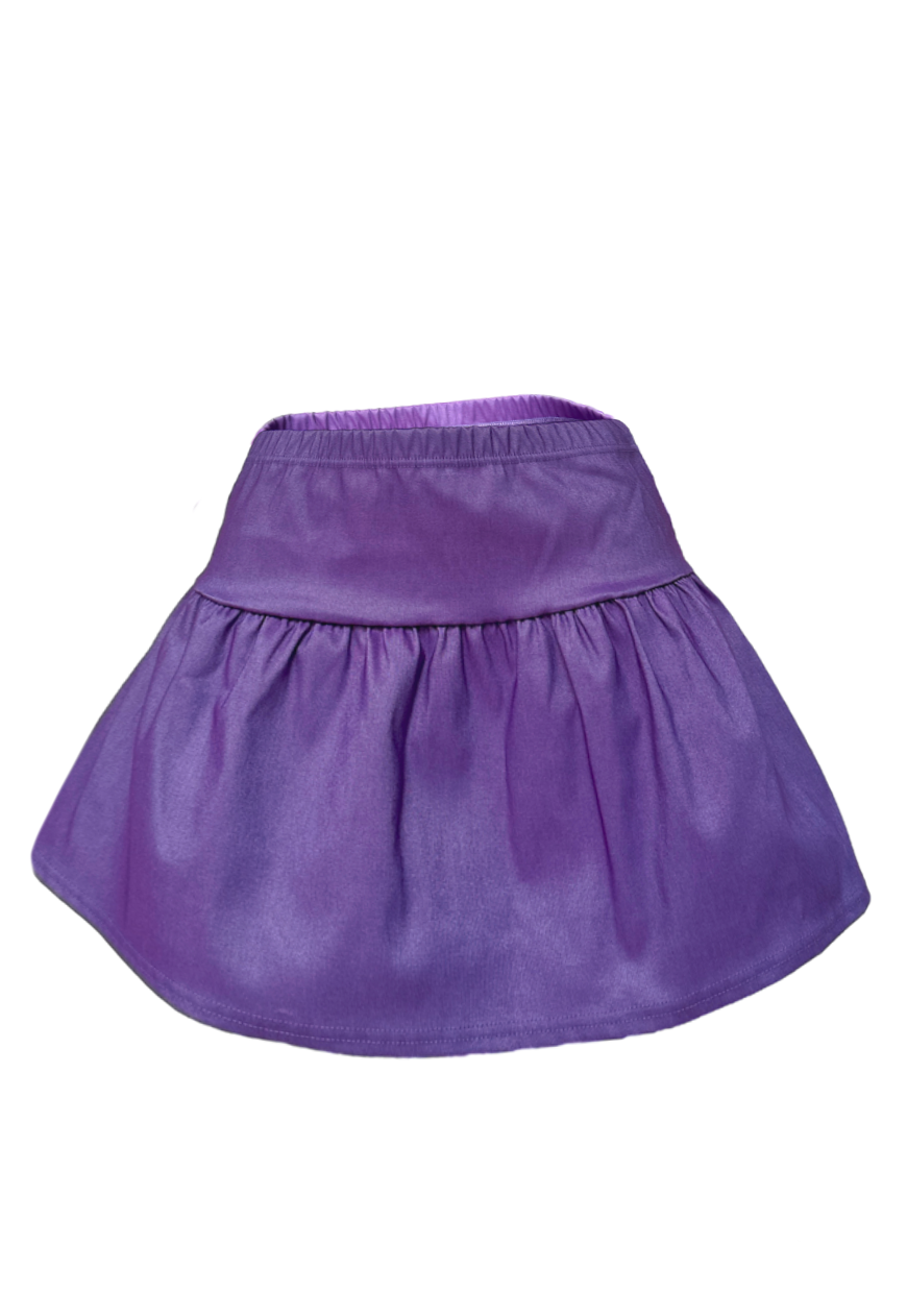 violet bengaline ruffle skirt *coming soon*