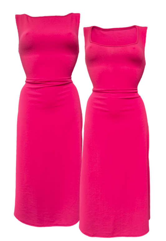 MULTIWAY RASPBERRY CINCH MAXI DRESS - XS HISSY FIT LTD